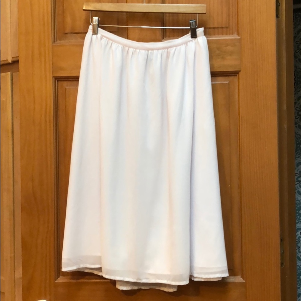 GAP Light Pink Midi Skirt, size Large